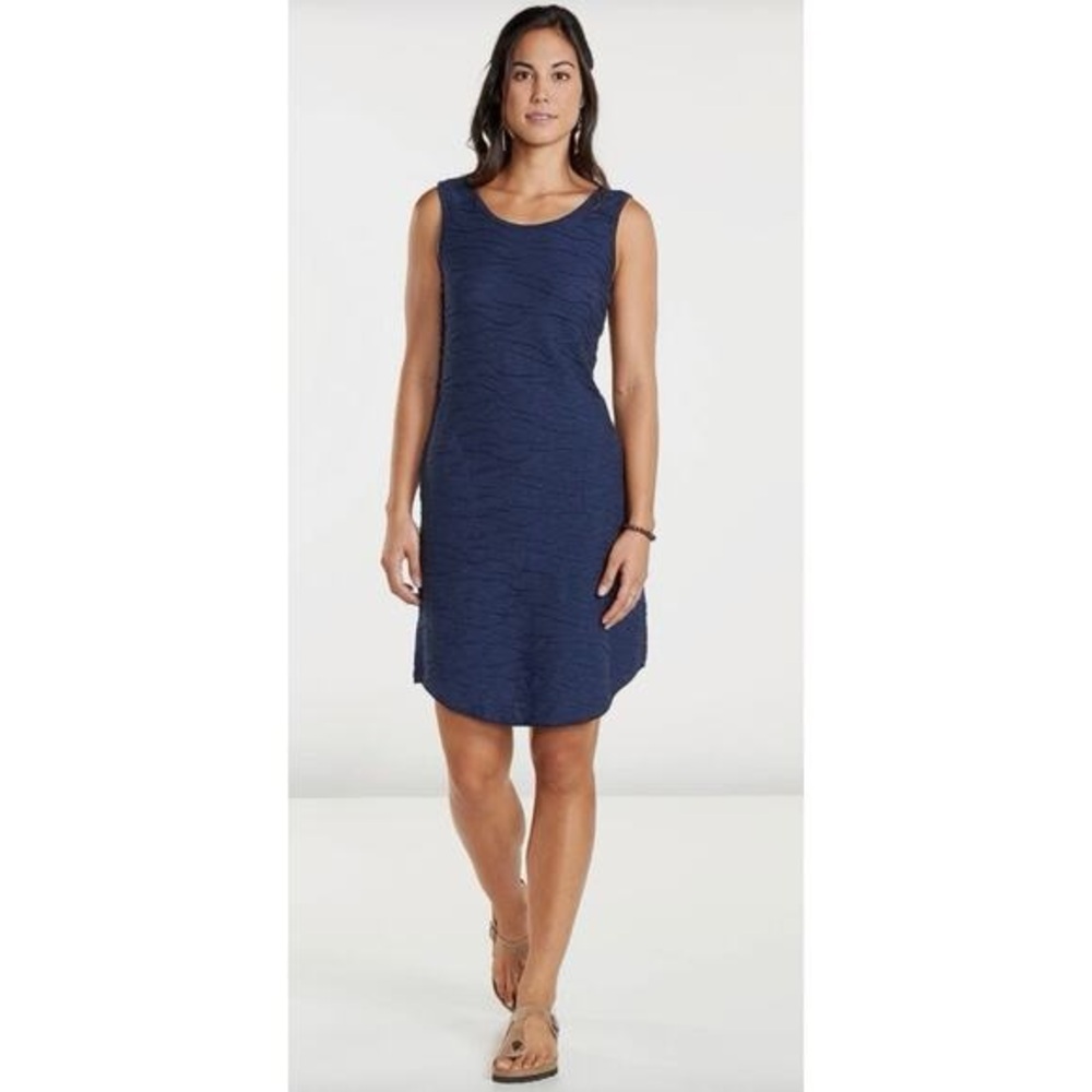 Toad&Co | Samba Wave Textured Fitted Tank Dress